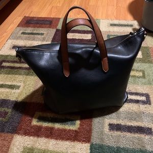 Kate and Alex black tote bag